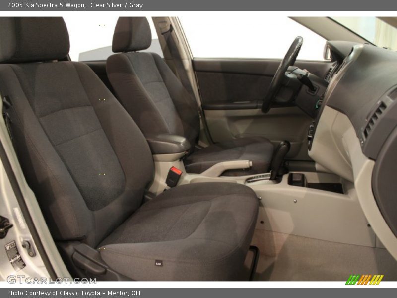 Clear Silver / Gray 2005 Kia Spectra 5 Wagon