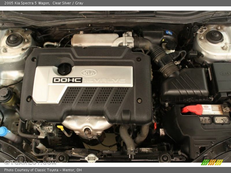 Clear Silver / Gray 2005 Kia Spectra 5 Wagon