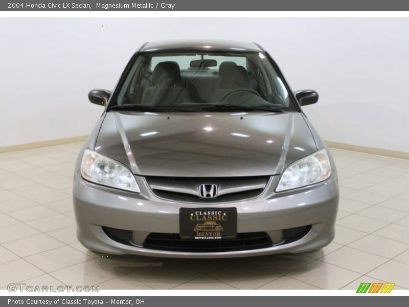 Magnesium Metallic / Gray 2004 Honda Civic LX Sedan