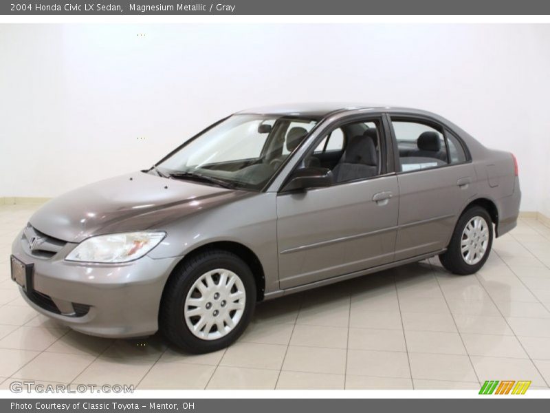 Magnesium Metallic / Gray 2004 Honda Civic LX Sedan
