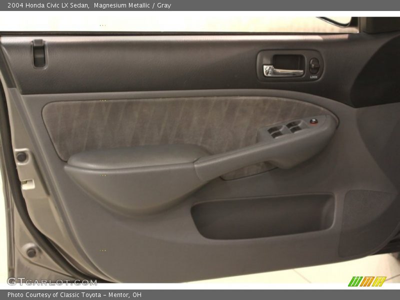 Magnesium Metallic / Gray 2004 Honda Civic LX Sedan