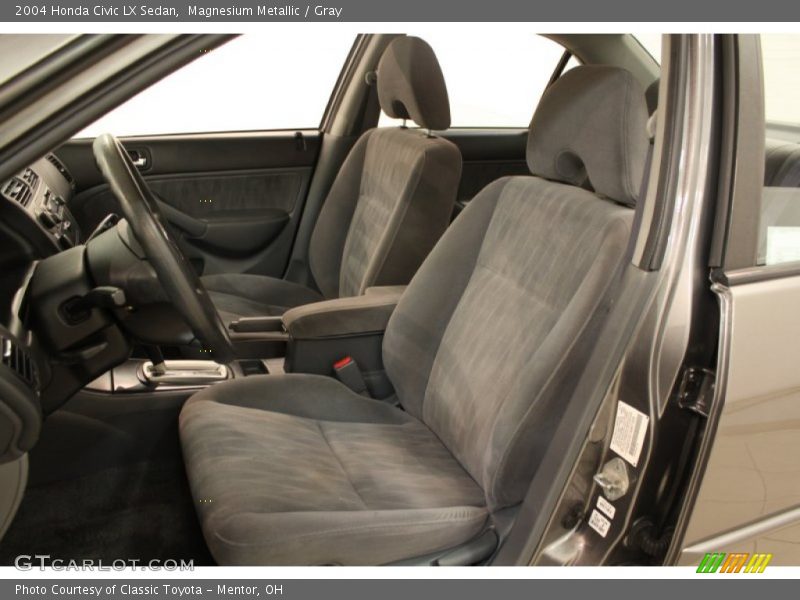 Magnesium Metallic / Gray 2004 Honda Civic LX Sedan