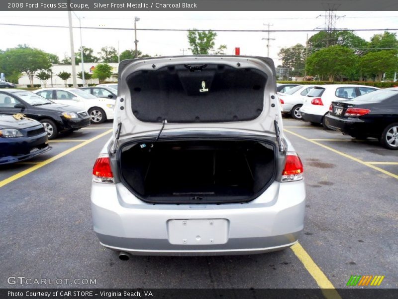 Silver Frost Metallic / Charcoal Black 2008 Ford Focus SES Coupe