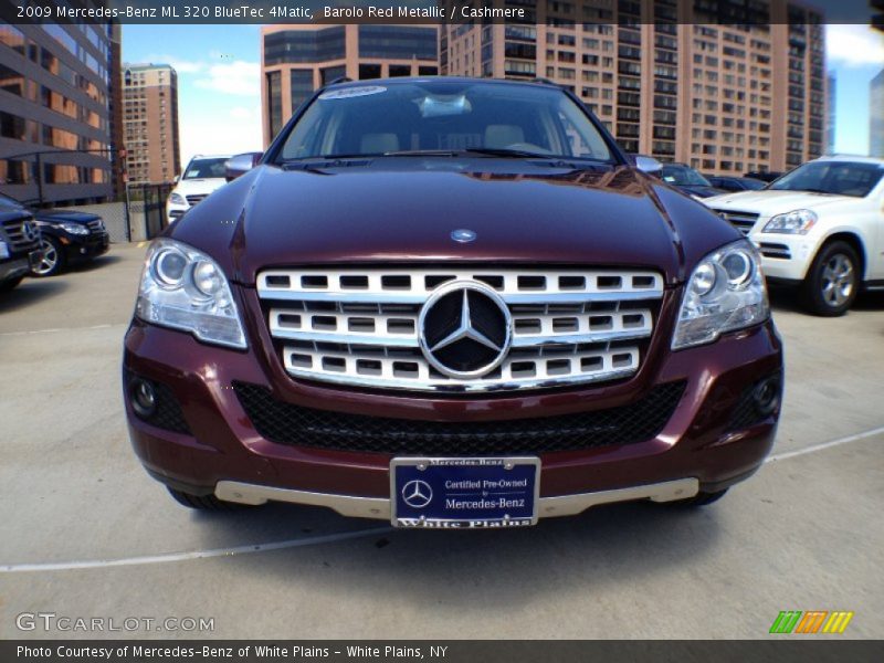 Barolo Red Metallic / Cashmere 2009 Mercedes-Benz ML 320 BlueTec 4Matic