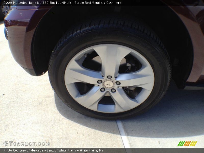 Barolo Red Metallic / Cashmere 2009 Mercedes-Benz ML 320 BlueTec 4Matic
