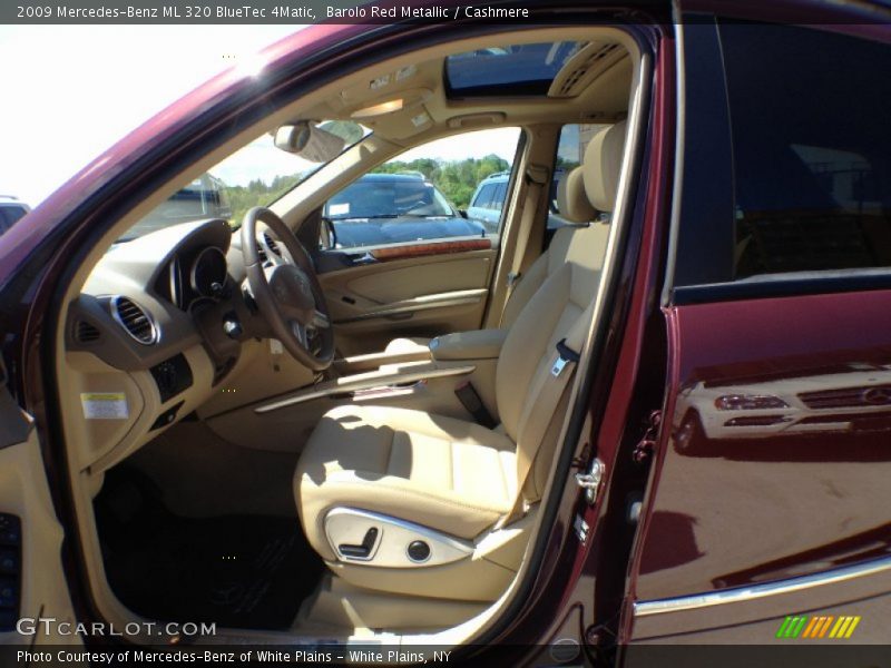 Barolo Red Metallic / Cashmere 2009 Mercedes-Benz ML 320 BlueTec 4Matic
