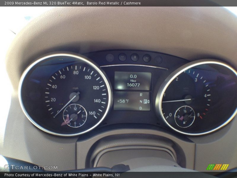 Barolo Red Metallic / Cashmere 2009 Mercedes-Benz ML 320 BlueTec 4Matic