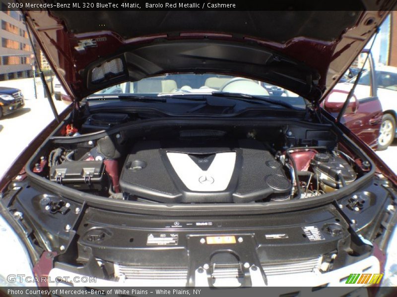 Barolo Red Metallic / Cashmere 2009 Mercedes-Benz ML 320 BlueTec 4Matic