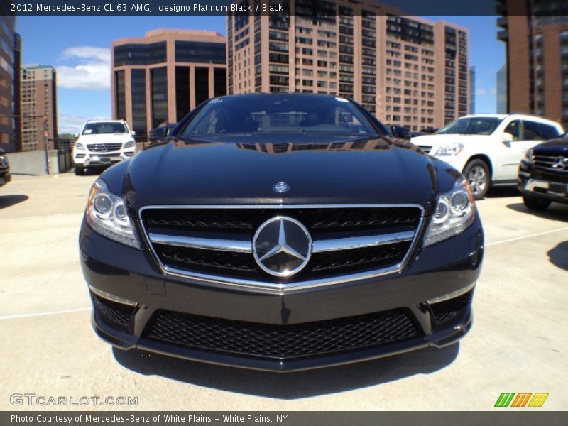 designo Platinum Black / Black 2012 Mercedes-Benz CL 63 AMG