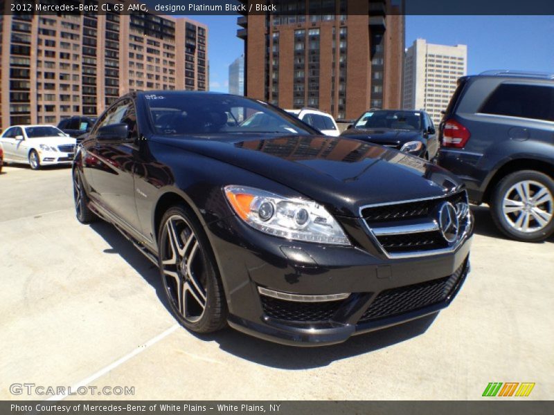 designo Platinum Black / Black 2012 Mercedes-Benz CL 63 AMG