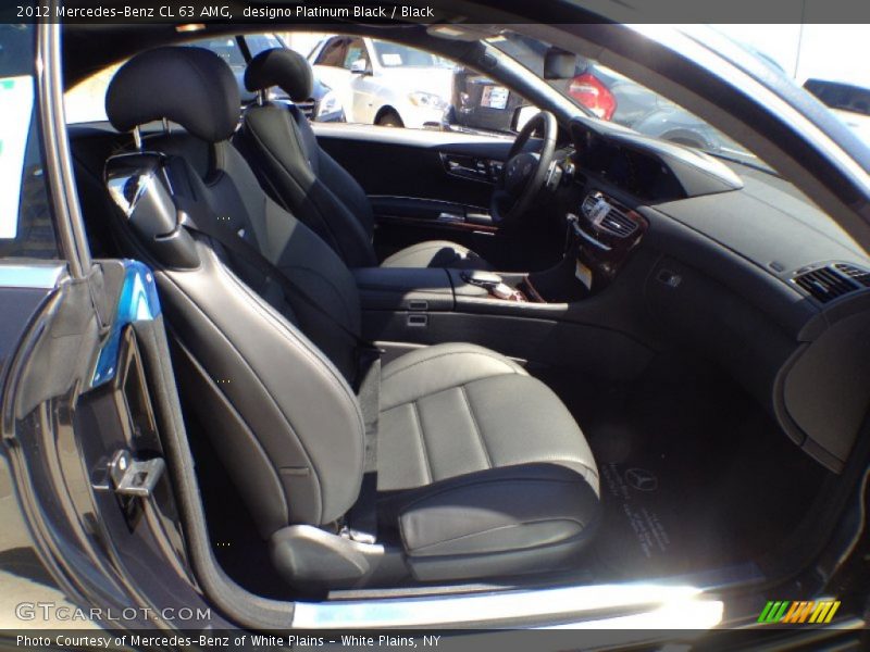 designo Platinum Black / Black 2012 Mercedes-Benz CL 63 AMG
