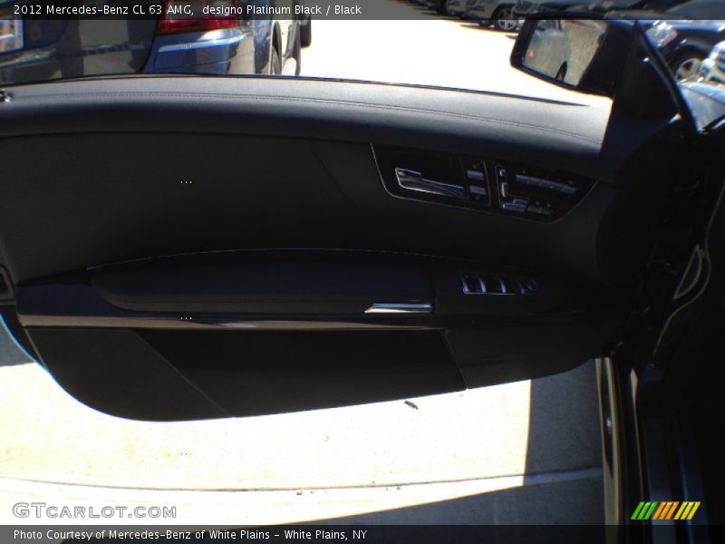 designo Platinum Black / Black 2012 Mercedes-Benz CL 63 AMG