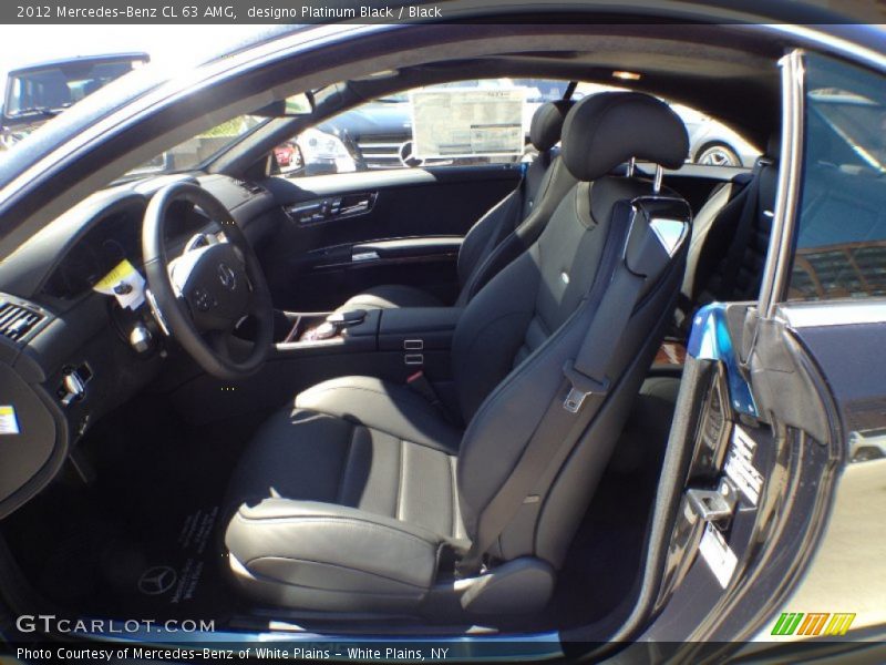 designo Platinum Black / Black 2012 Mercedes-Benz CL 63 AMG