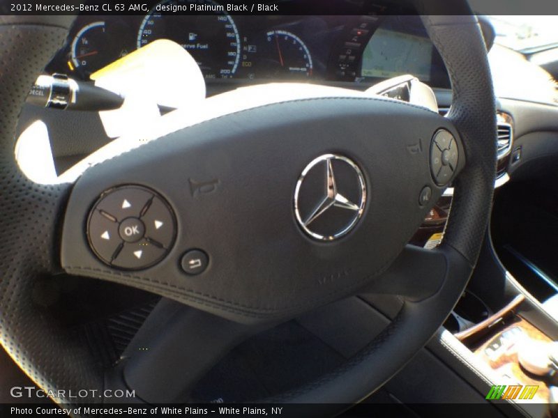 designo Platinum Black / Black 2012 Mercedes-Benz CL 63 AMG