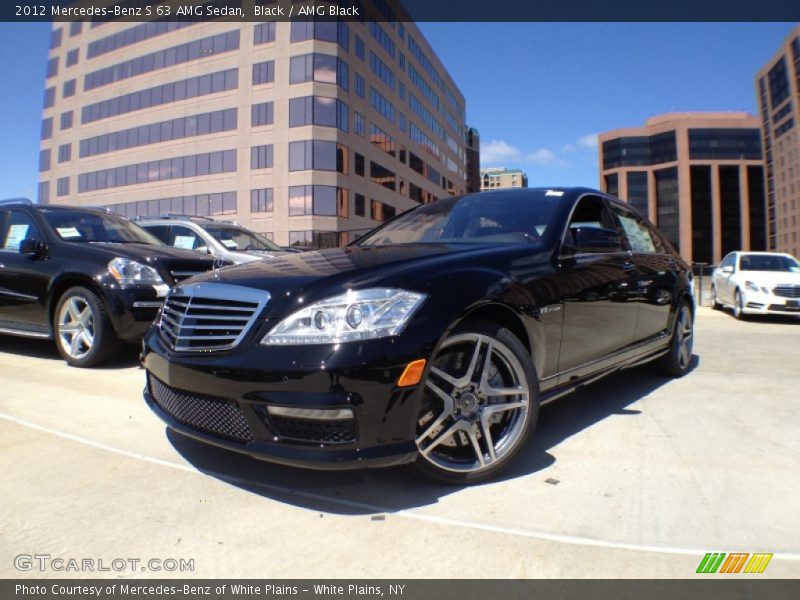 Black / AMG Black 2012 Mercedes-Benz S 63 AMG Sedan