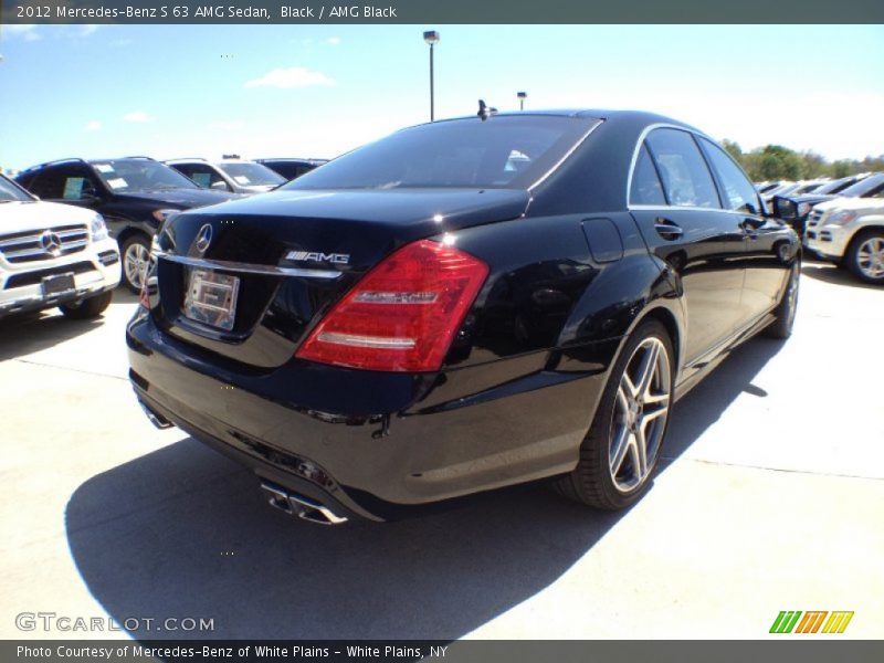 Black / AMG Black 2012 Mercedes-Benz S 63 AMG Sedan