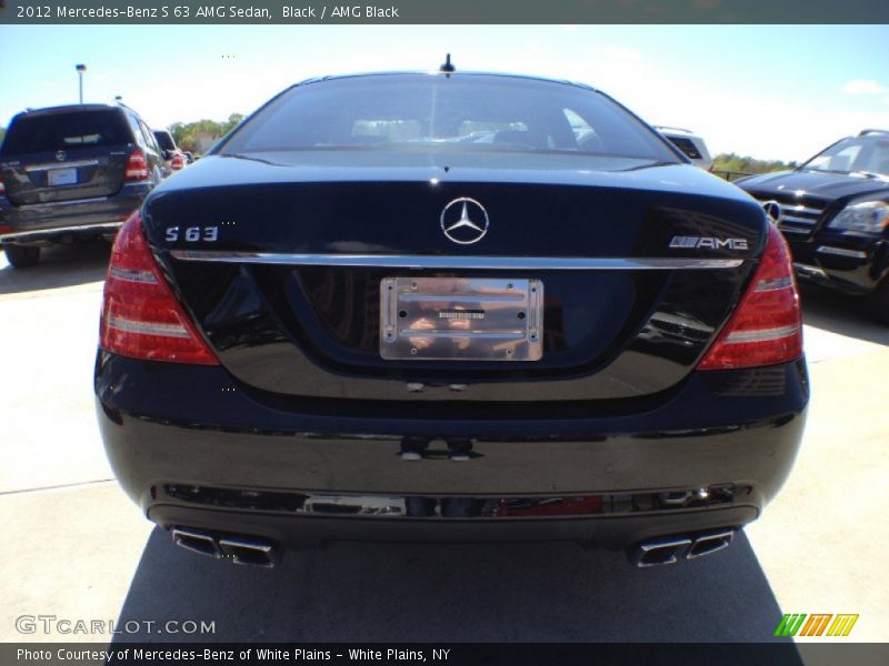 Black / AMG Black 2012 Mercedes-Benz S 63 AMG Sedan