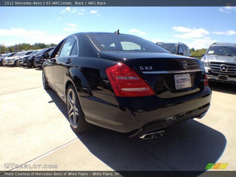Black / AMG Black 2012 Mercedes-Benz S 63 AMG Sedan