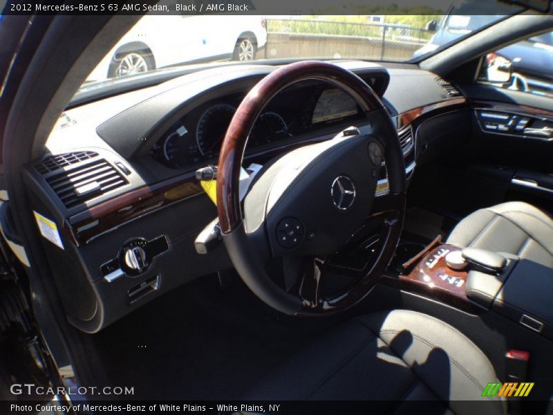 Black / AMG Black 2012 Mercedes-Benz S 63 AMG Sedan