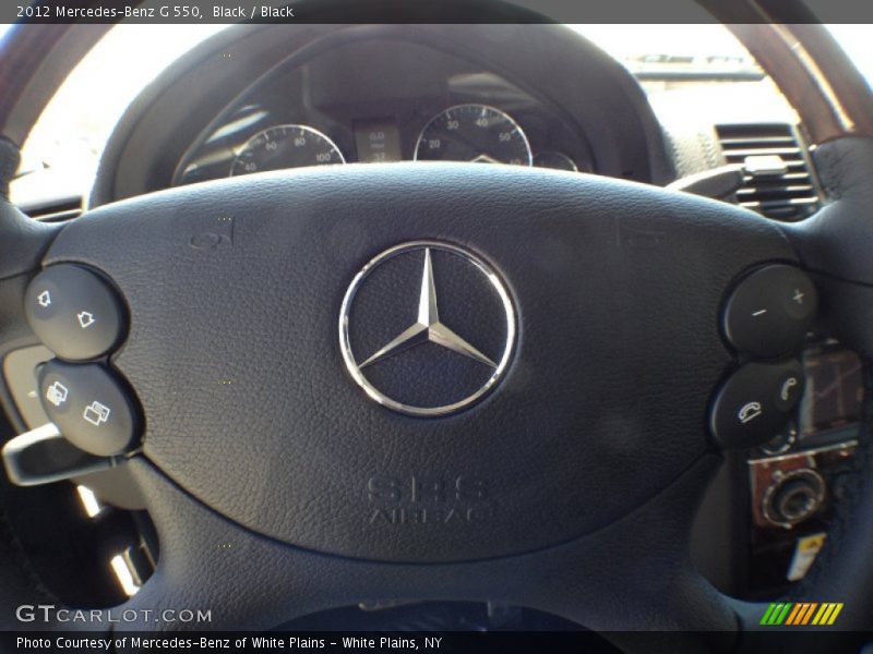 Black / Black 2012 Mercedes-Benz G 550