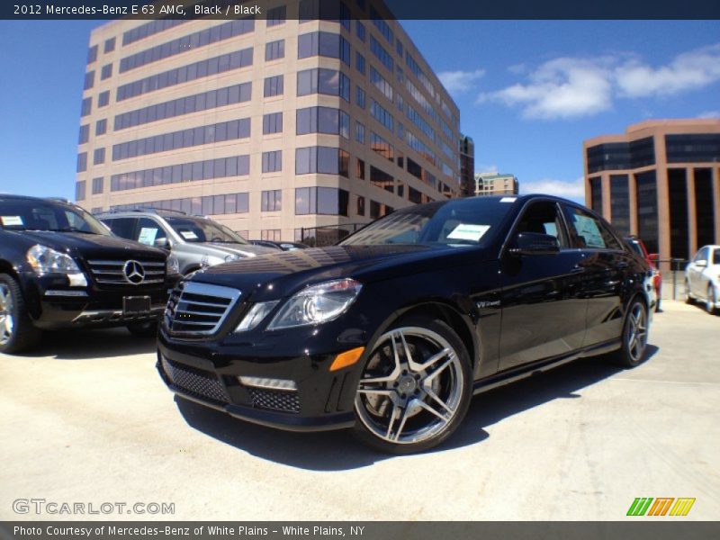 Front 3/4 View of 2012 E 63 AMG
