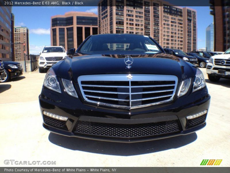 Black / Black 2012 Mercedes-Benz E 63 AMG