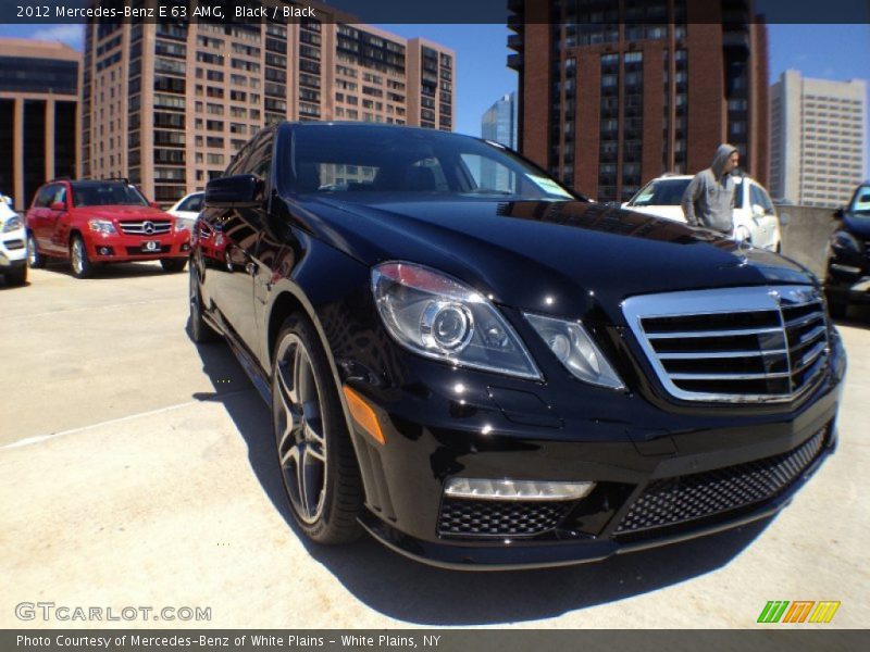 Black / Black 2012 Mercedes-Benz E 63 AMG