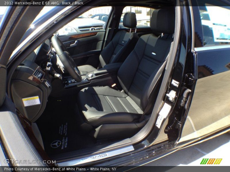 Black / Black 2012 Mercedes-Benz E 63 AMG