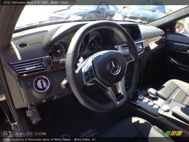 Black / Black 2012 Mercedes-Benz E 63 AMG