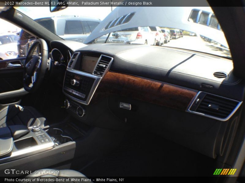 Palladium Silver Metallic / designo Black 2012 Mercedes-Benz ML 63 AMG 4Matic