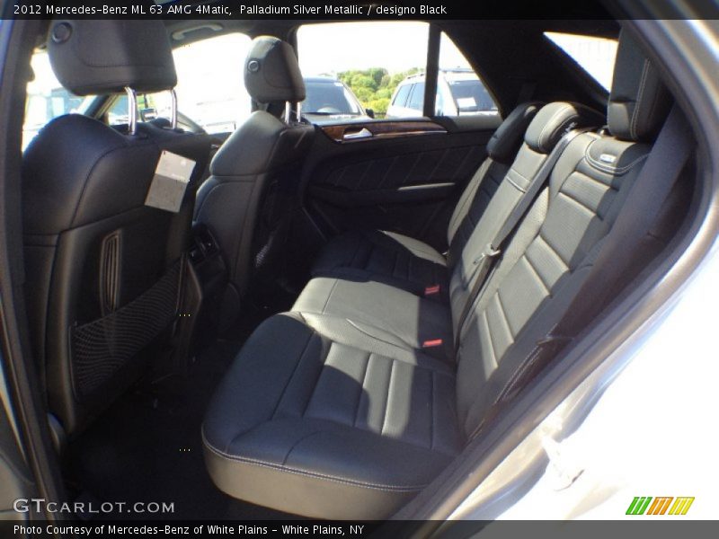 Palladium Silver Metallic / designo Black 2012 Mercedes-Benz ML 63 AMG 4Matic