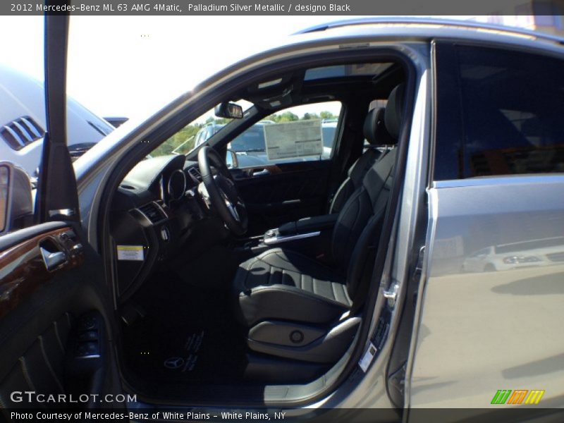 Palladium Silver Metallic / designo Black 2012 Mercedes-Benz ML 63 AMG 4Matic