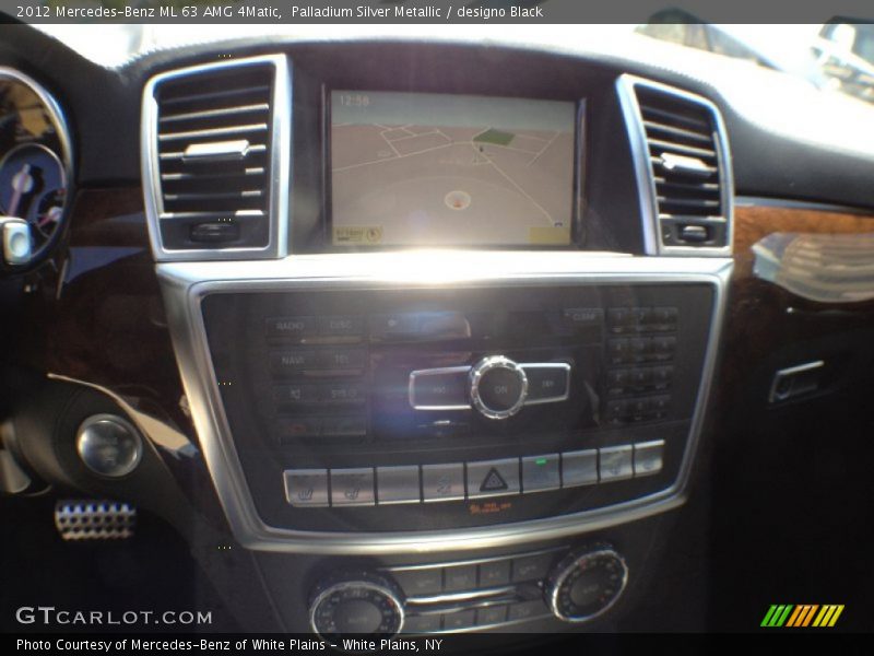 Palladium Silver Metallic / designo Black 2012 Mercedes-Benz ML 63 AMG 4Matic