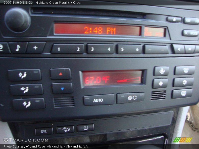 Highland Green Metallic / Grey 2007 BMW X3 3.0si