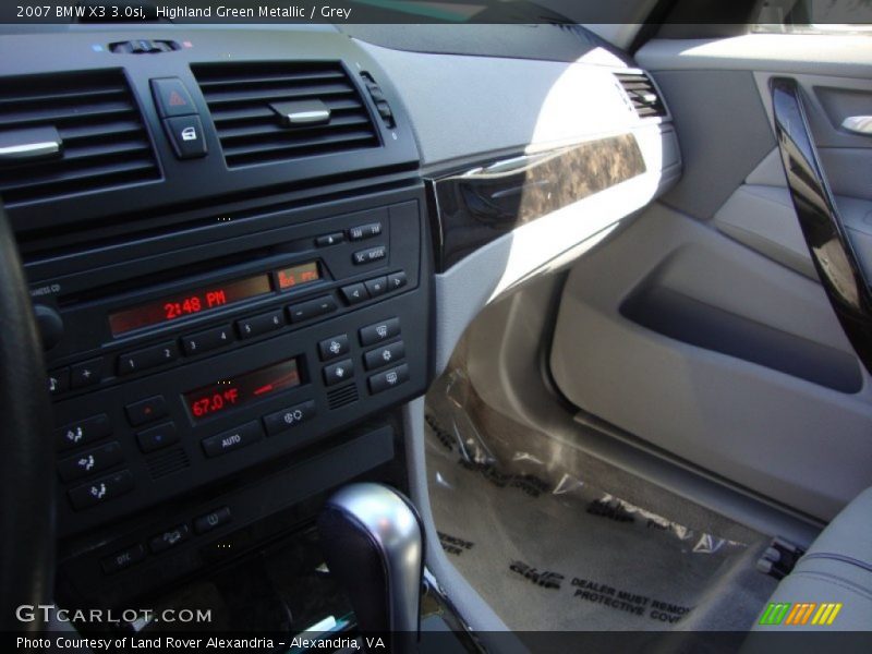 Highland Green Metallic / Grey 2007 BMW X3 3.0si