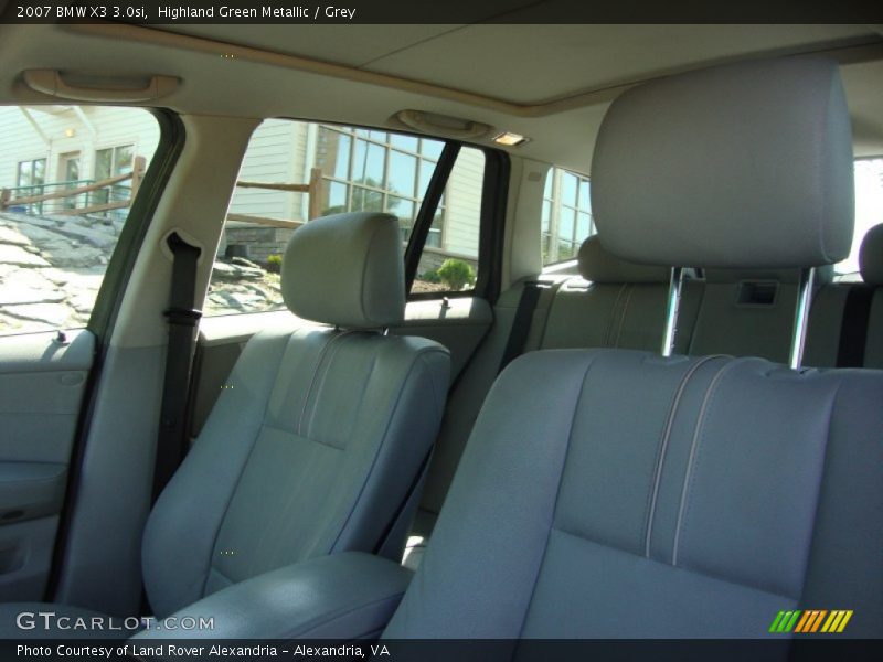 Highland Green Metallic / Grey 2007 BMW X3 3.0si
