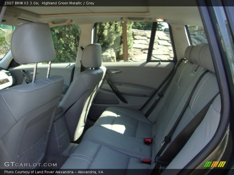 Highland Green Metallic / Grey 2007 BMW X3 3.0si