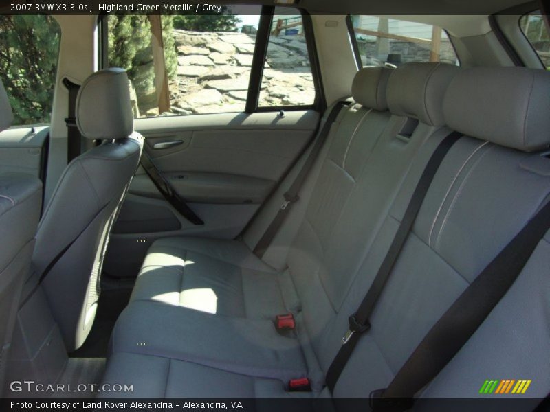 Highland Green Metallic / Grey 2007 BMW X3 3.0si