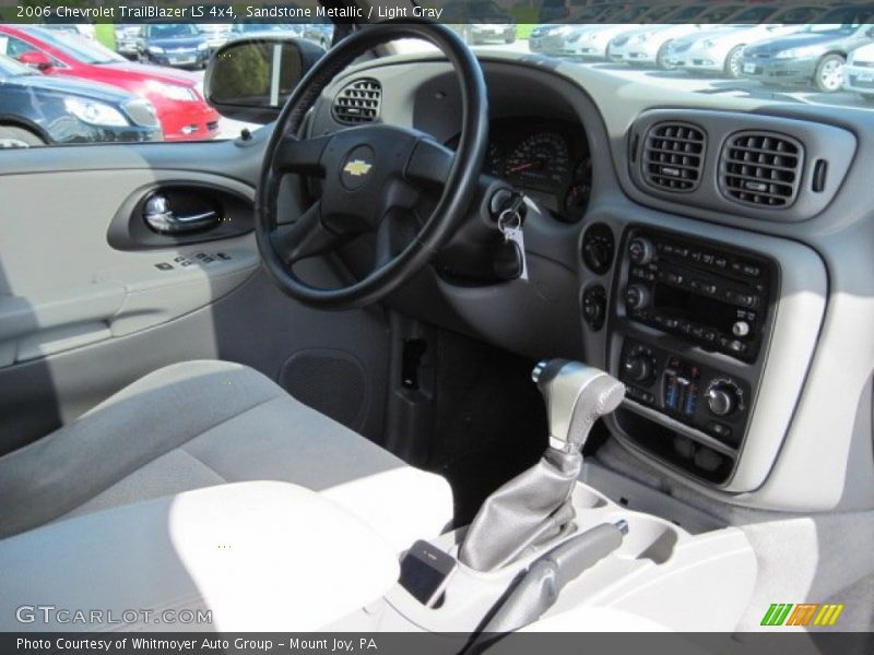 Sandstone Metallic / Light Gray 2006 Chevrolet TrailBlazer LS 4x4