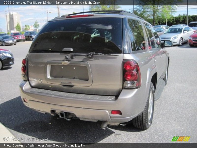 Sandstone Metallic / Light Gray 2006 Chevrolet TrailBlazer LS 4x4