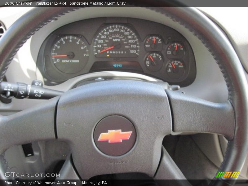 Sandstone Metallic / Light Gray 2006 Chevrolet TrailBlazer LS 4x4