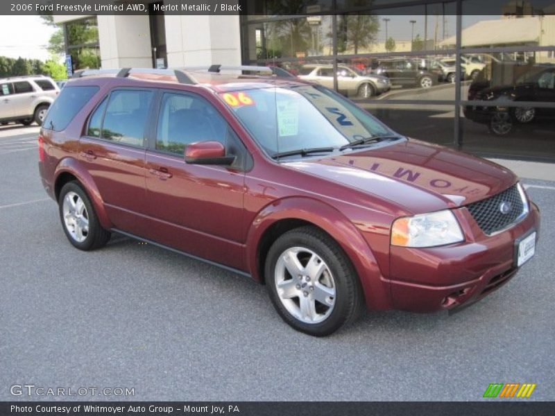 Merlot Metallic / Black 2006 Ford Freestyle Limited AWD