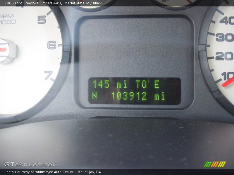 Merlot Metallic / Black 2006 Ford Freestyle Limited AWD