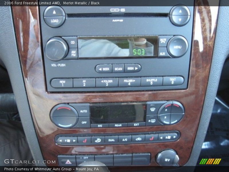 Controls of 2006 Freestyle Limited AWD