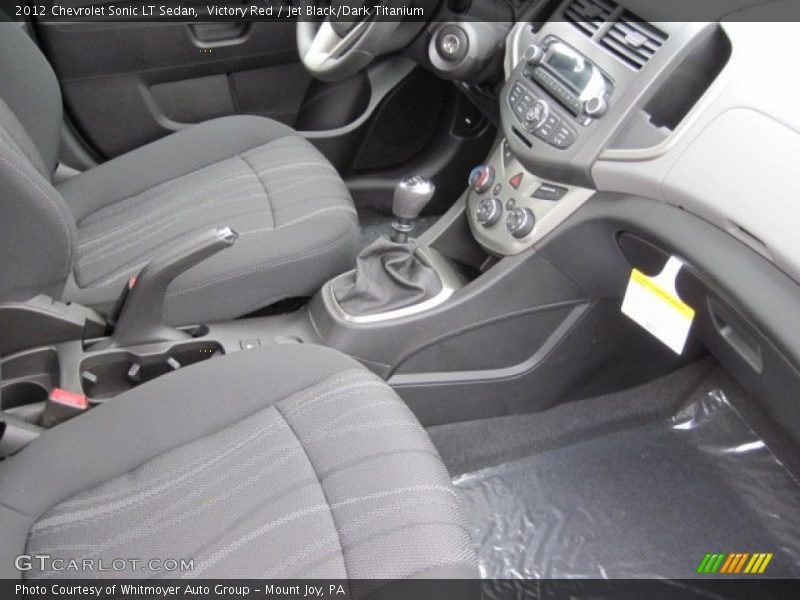 Victory Red / Jet Black/Dark Titanium 2012 Chevrolet Sonic LT Sedan