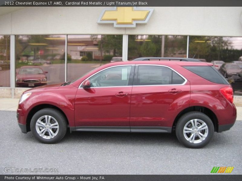 Cardinal Red Metallic / Light Titanium/Jet Black 2012 Chevrolet Equinox LT AWD