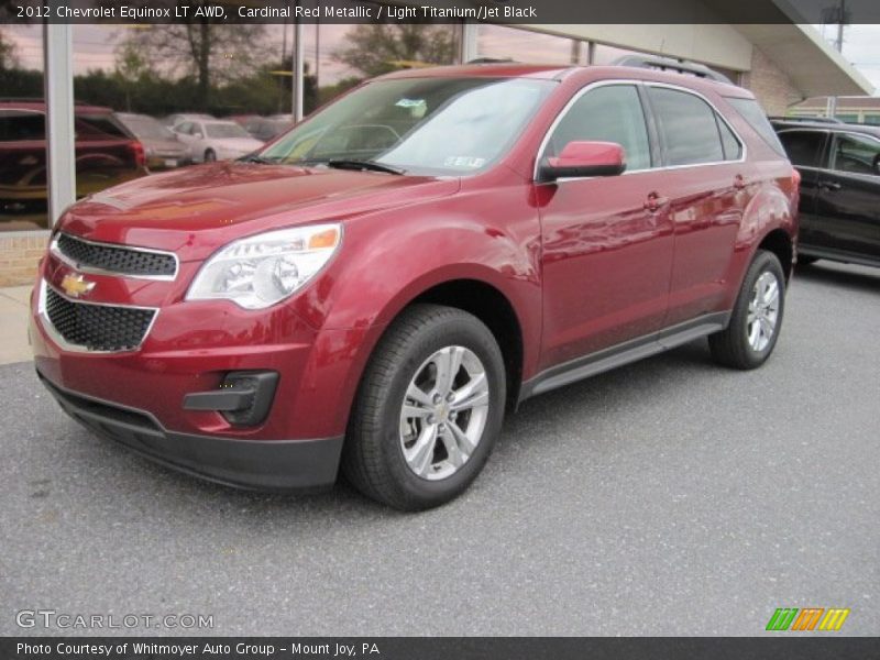 Cardinal Red Metallic / Light Titanium/Jet Black 2012 Chevrolet Equinox LT AWD