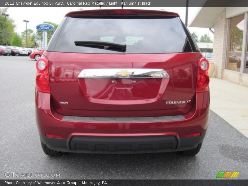 Cardinal Red Metallic / Light Titanium/Jet Black 2012 Chevrolet Equinox LT AWD