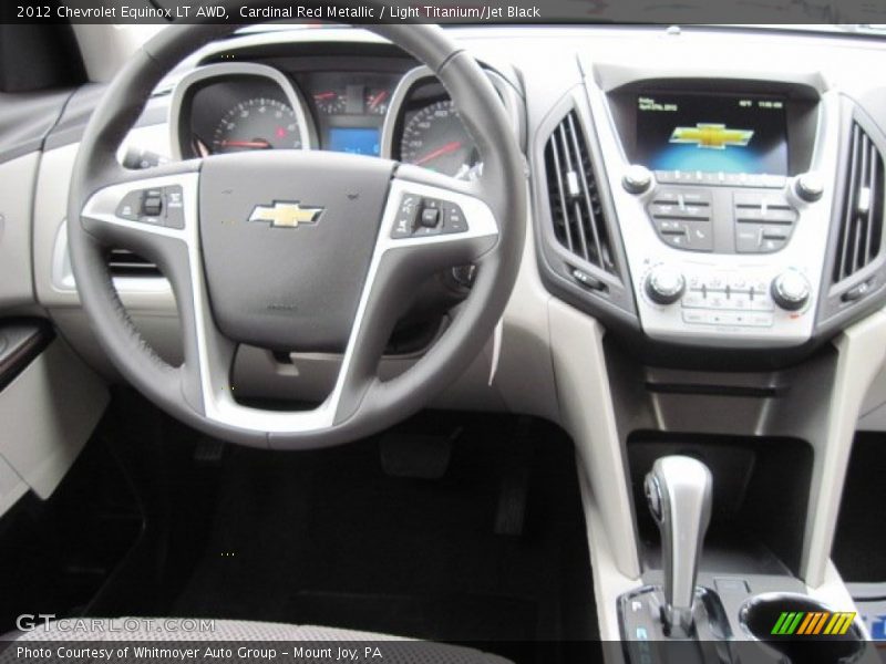 Cardinal Red Metallic / Light Titanium/Jet Black 2012 Chevrolet Equinox LT AWD