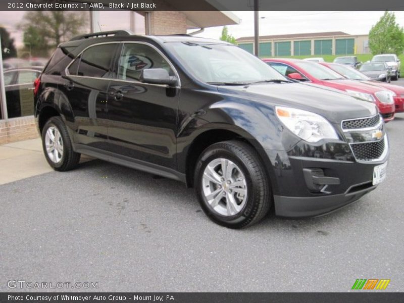Black / Jet Black 2012 Chevrolet Equinox LT AWD